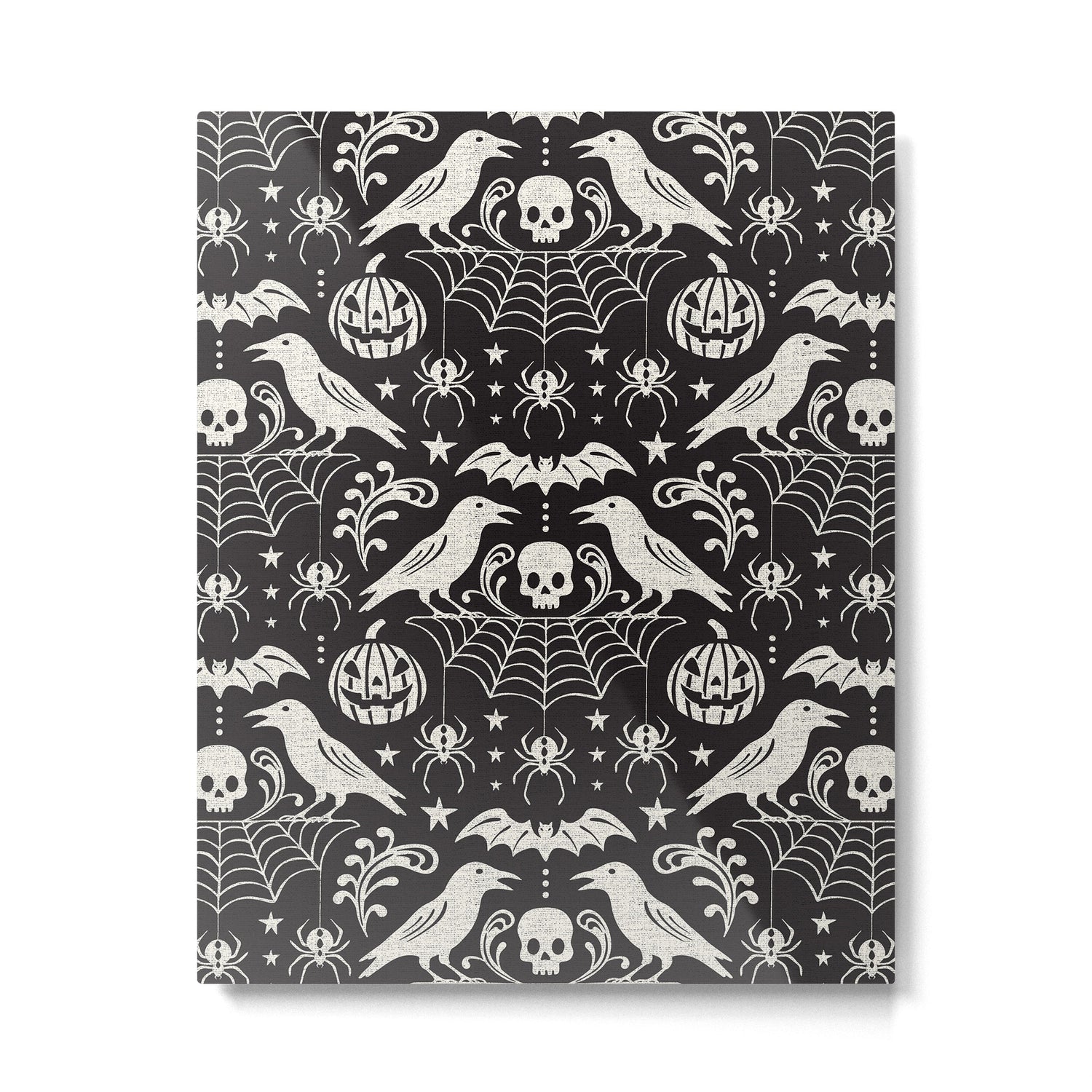 All Hallows' Eve - Black Ivory Halloween Metal Print Gallery Image 6