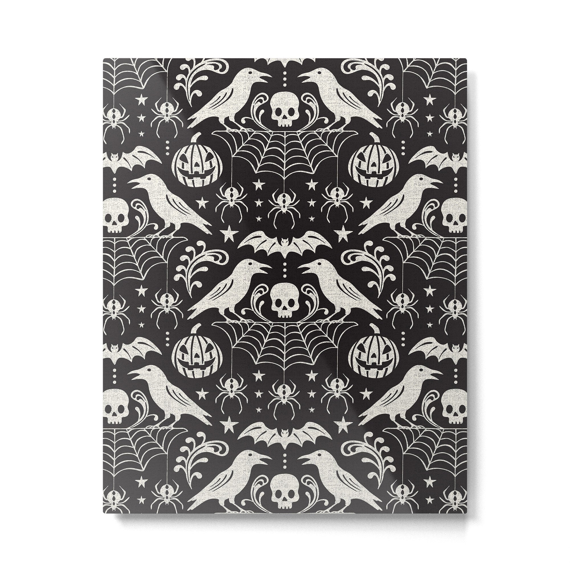 All Hallows' Eve - Black Ivory Halloween Metal Print Gallery Image 6