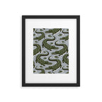 Alligator - Down In The Bayou - Grey Framed Art Print Gallery Image 6