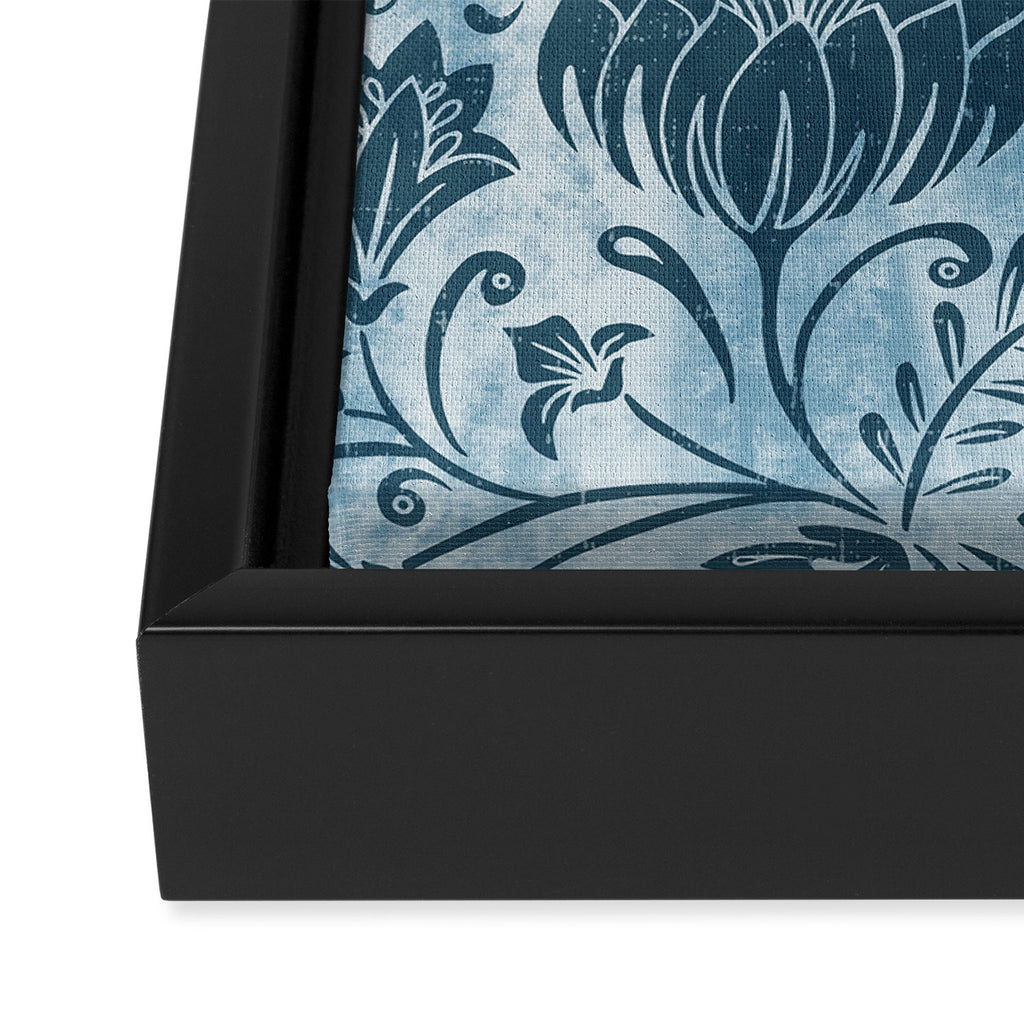 Arabella - Washed Indigo Framed Canvas Print Gallery Image 3