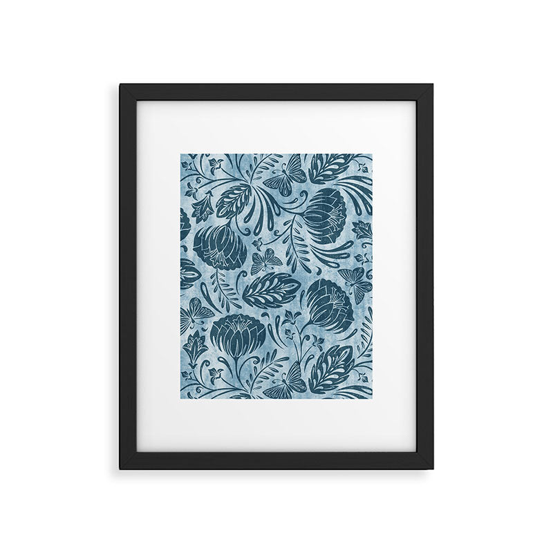 Arabella - Washed Indigo Framed Art Print Gallery Image 6