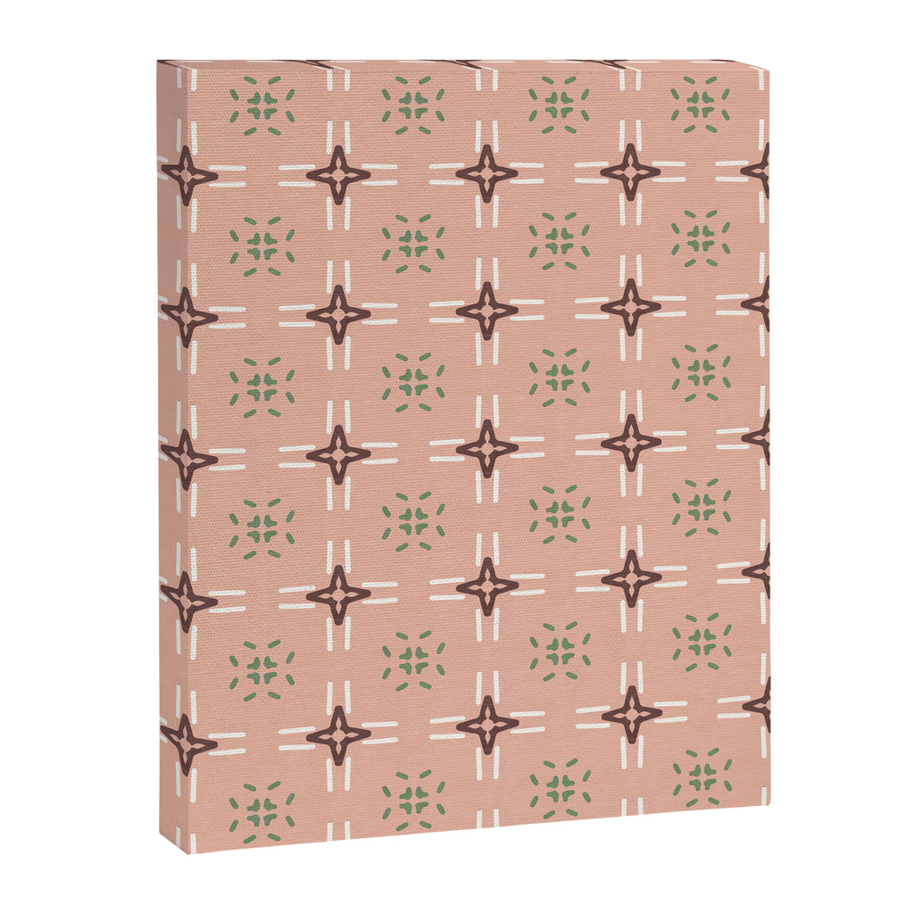 Crossroads Geometric Peach Multi Canvas Print Gallery Image 8