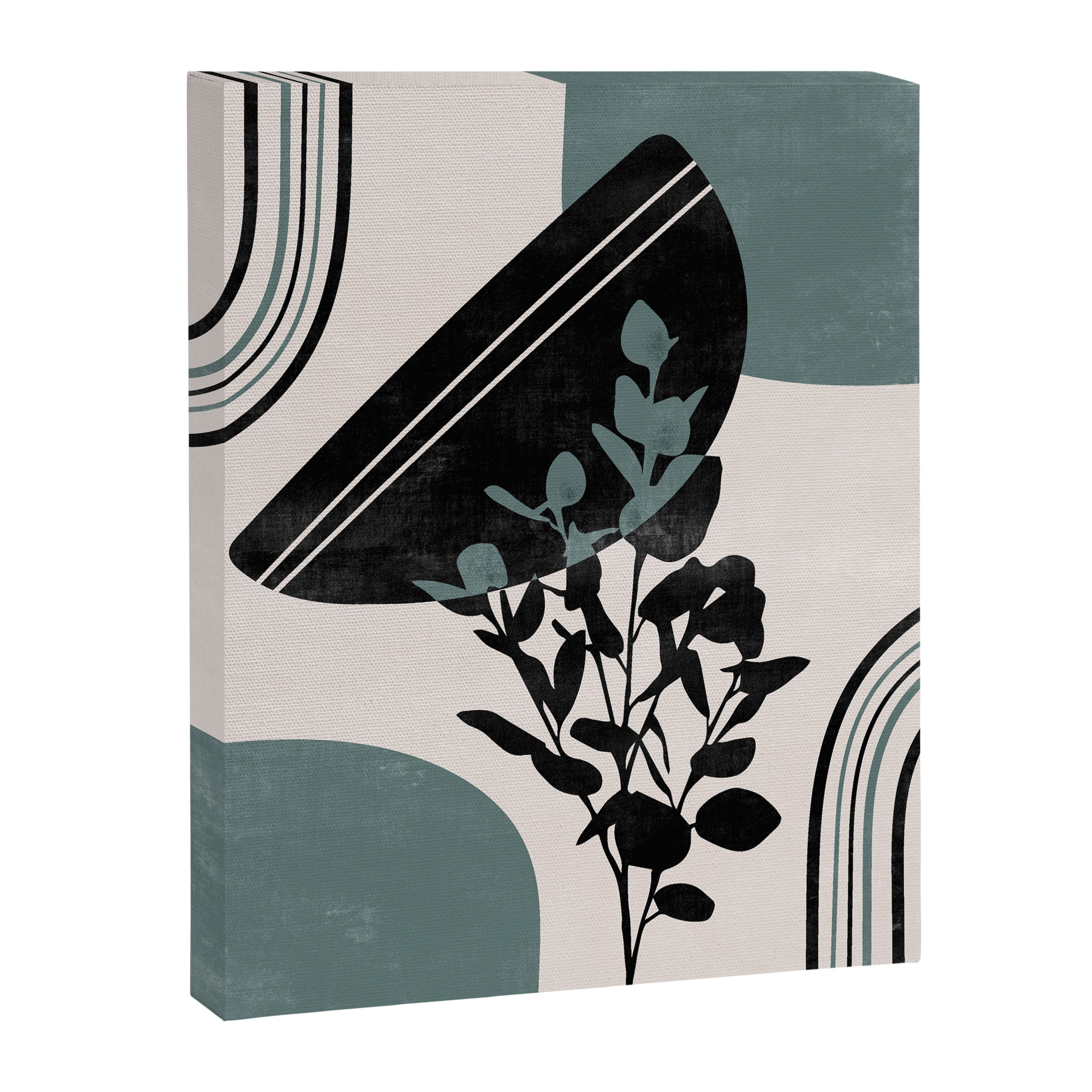 Eucalyptus Boho Botanical Canvas Print Gallery Image 6