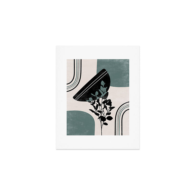 Eucalyptus Boho Botanical Art Print Gallery Image 1