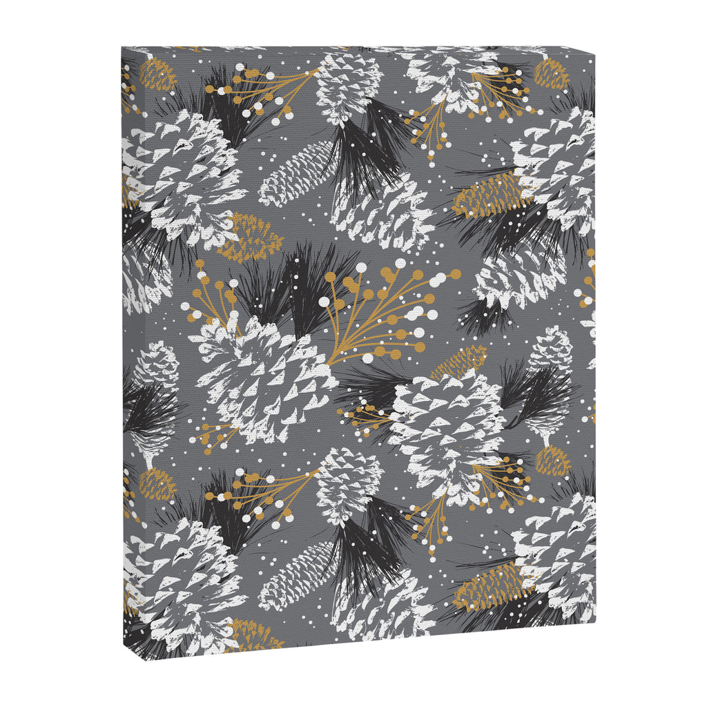 Festive Forest - Grey Canvas Print Gallery Image 8