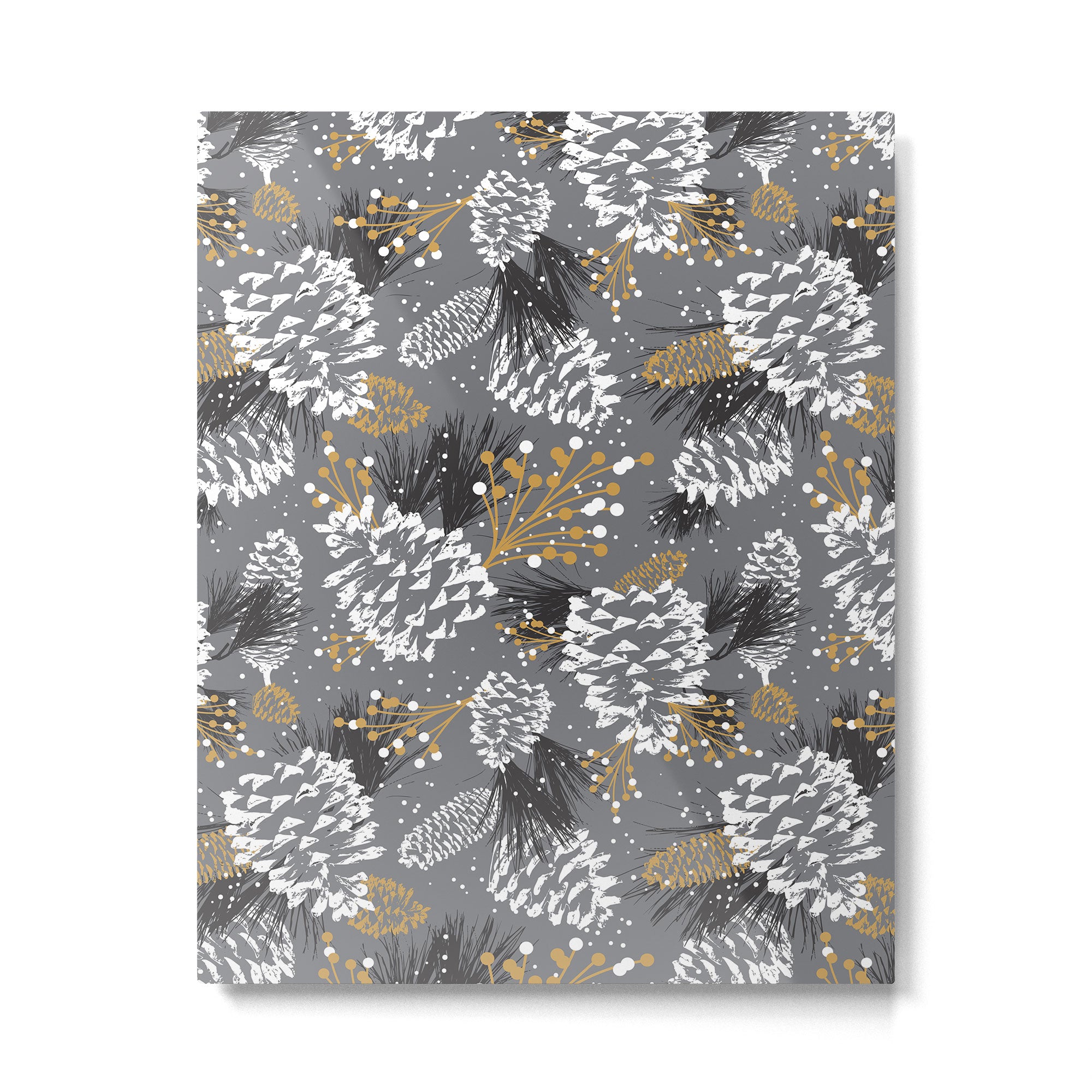 Festive Forest - Grey Metal Print Gallery Image 6
