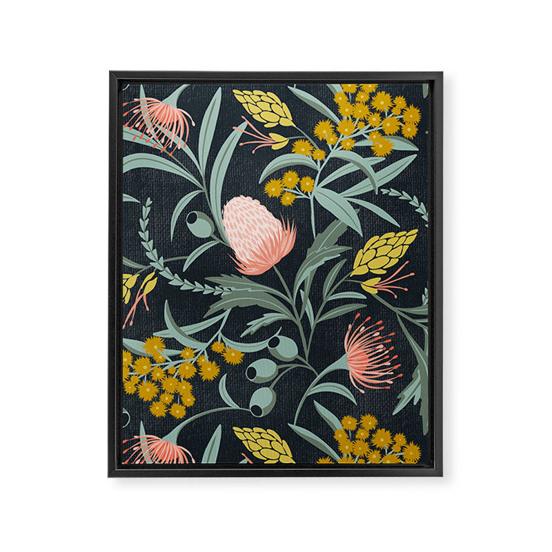 Flora Australis Framed Canvas Print Gallery Image 8