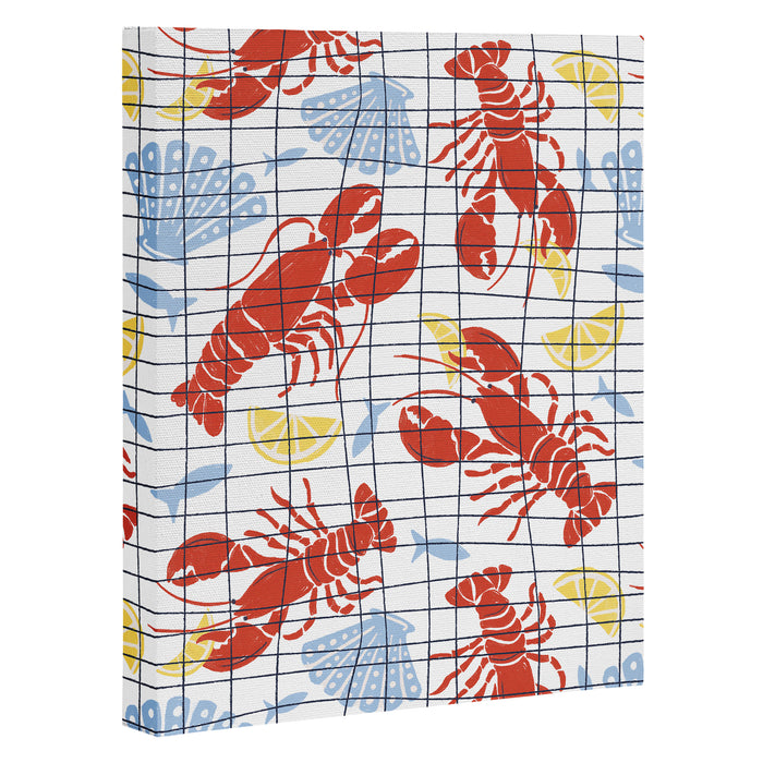 Fresh Catch Summer Lobster Canvas Print Gallery Image 1