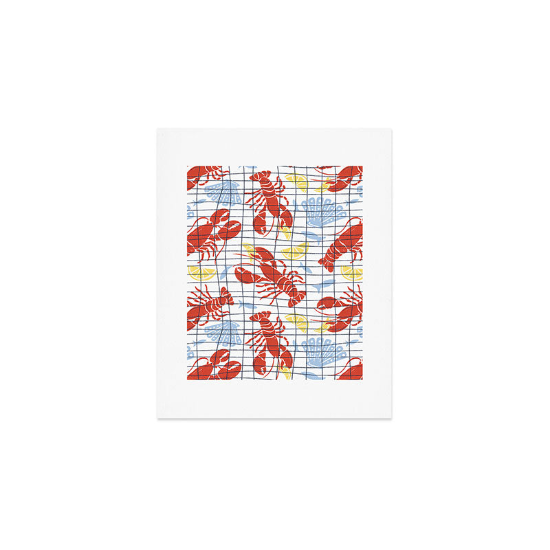 Fresh Catch Summer Lobster Art Print Gallery Image 1