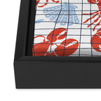 Fresh Catch Summer Lobster Framed Canvas Print Gallery Image 3