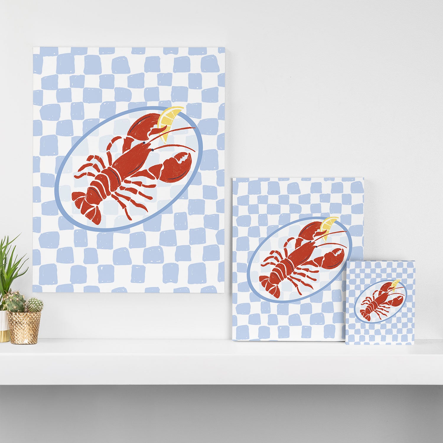 Fresh Lobster Canvas Print Gallery Image 3