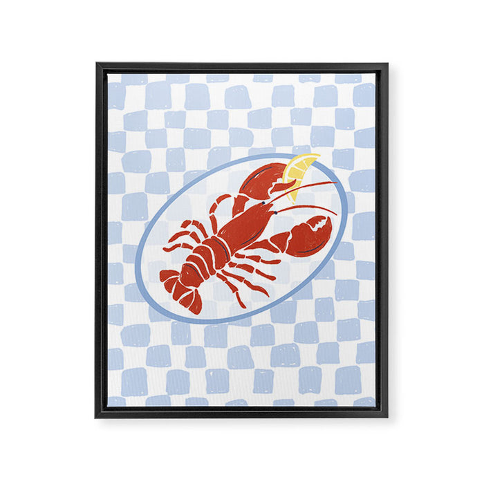 Fresh Lobster Framed Canvas Print Gallery Image 1