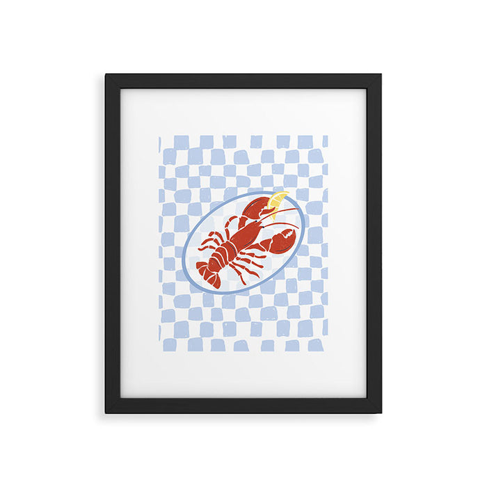 Fresh Lobster Framed Art Print Gallery Image 1