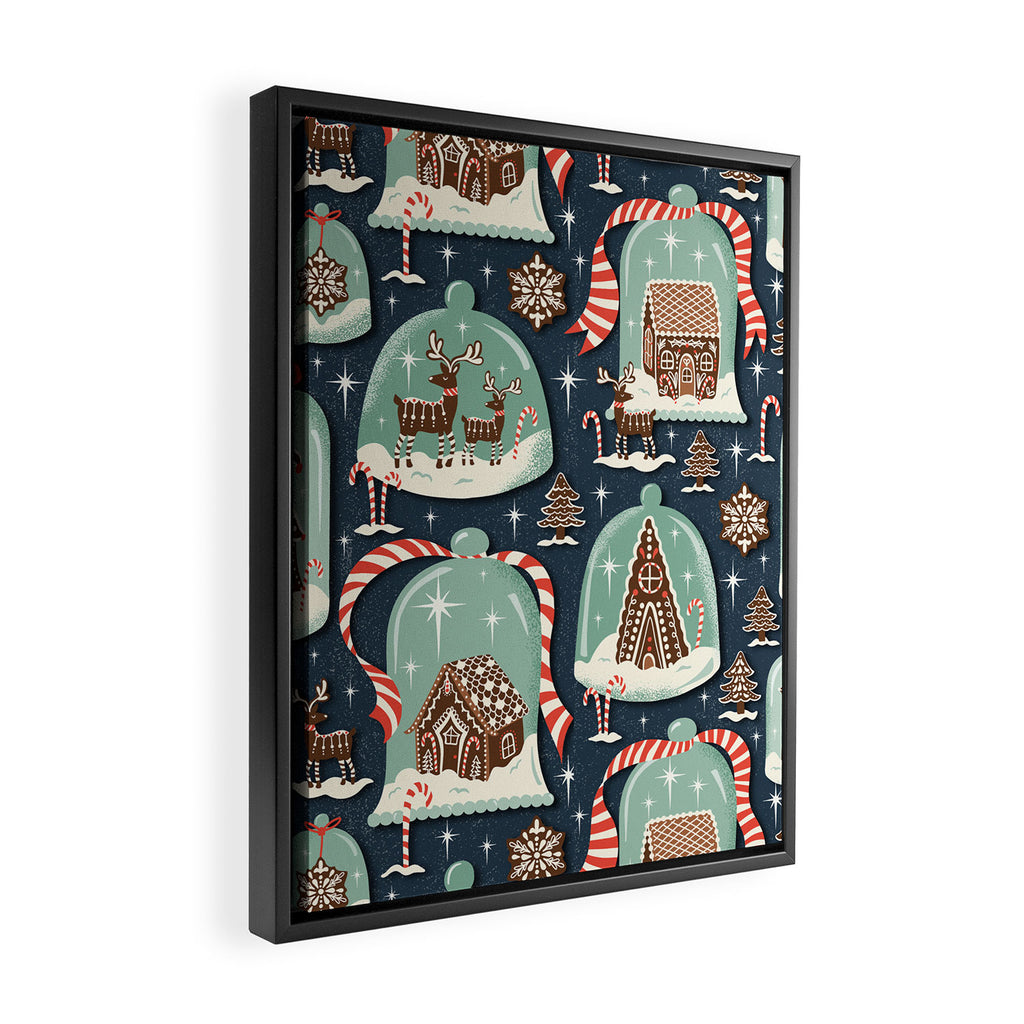 Gingerbread Village Framed Canvas Print Gallery Image 2