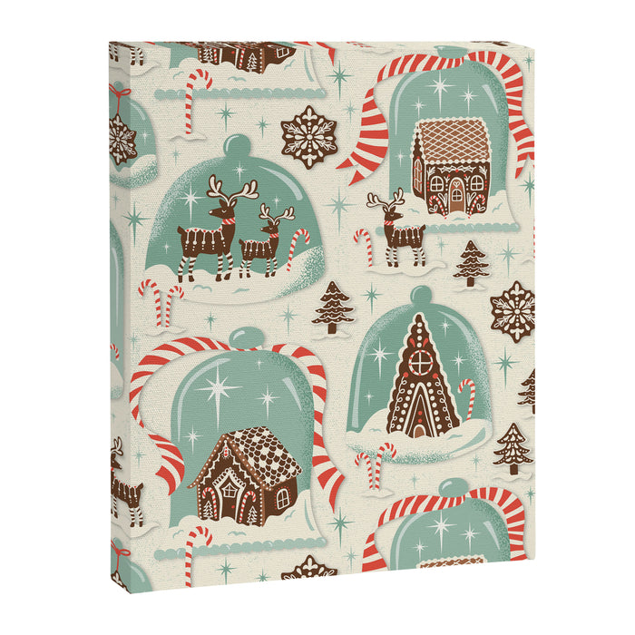 Gingerbread Village Cream Canvas Print Gallery Image 1