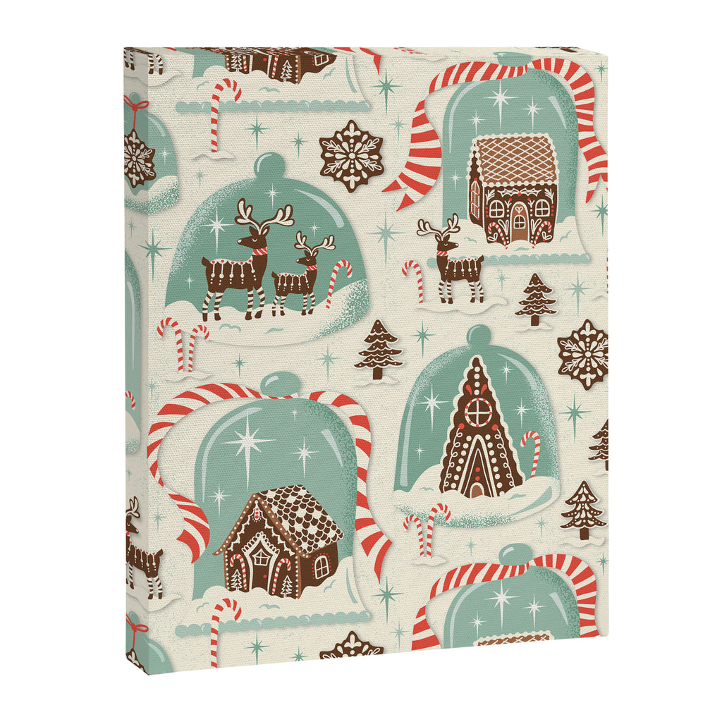 Gingerbread Village Cream Canvas Print Gallery Image 8