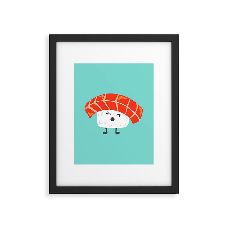 Happy Sushi Framed Art Print Gallery Image 5