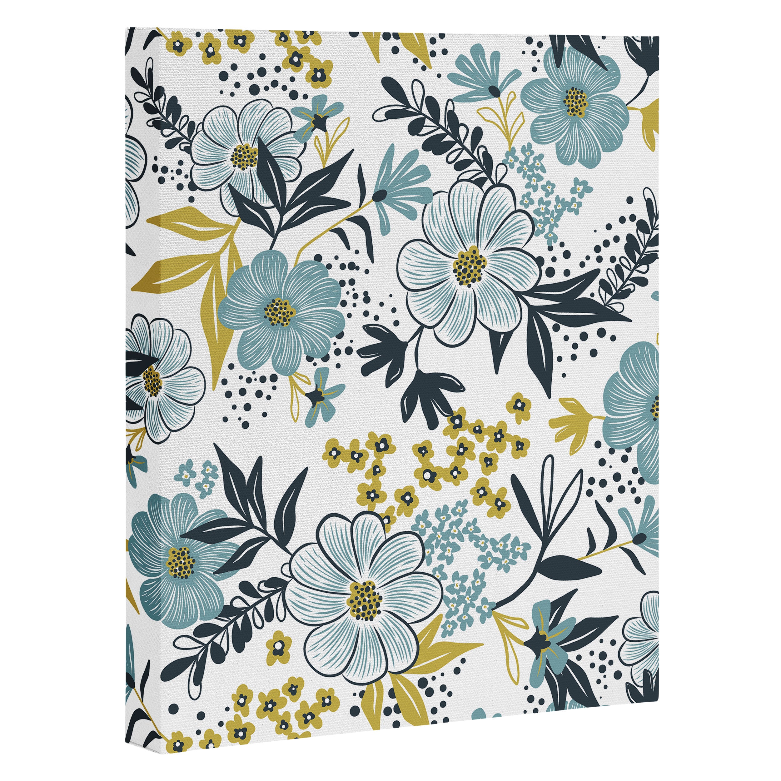 Harper - Dusk Blue Canvas Print Gallery Image 3