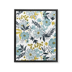 Harper - Dusk Blue Framed Canvas Print Gallery Image 8