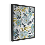 Harper - Dusk Blue Framed Canvas Print Gallery Image 2
