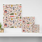 Home For The Holidays Blush Pink Christmas Canvas Print Gallery Image 3
