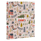 Home For The Holidays Blush Pink Christmas Canvas Print Gallery Image 3