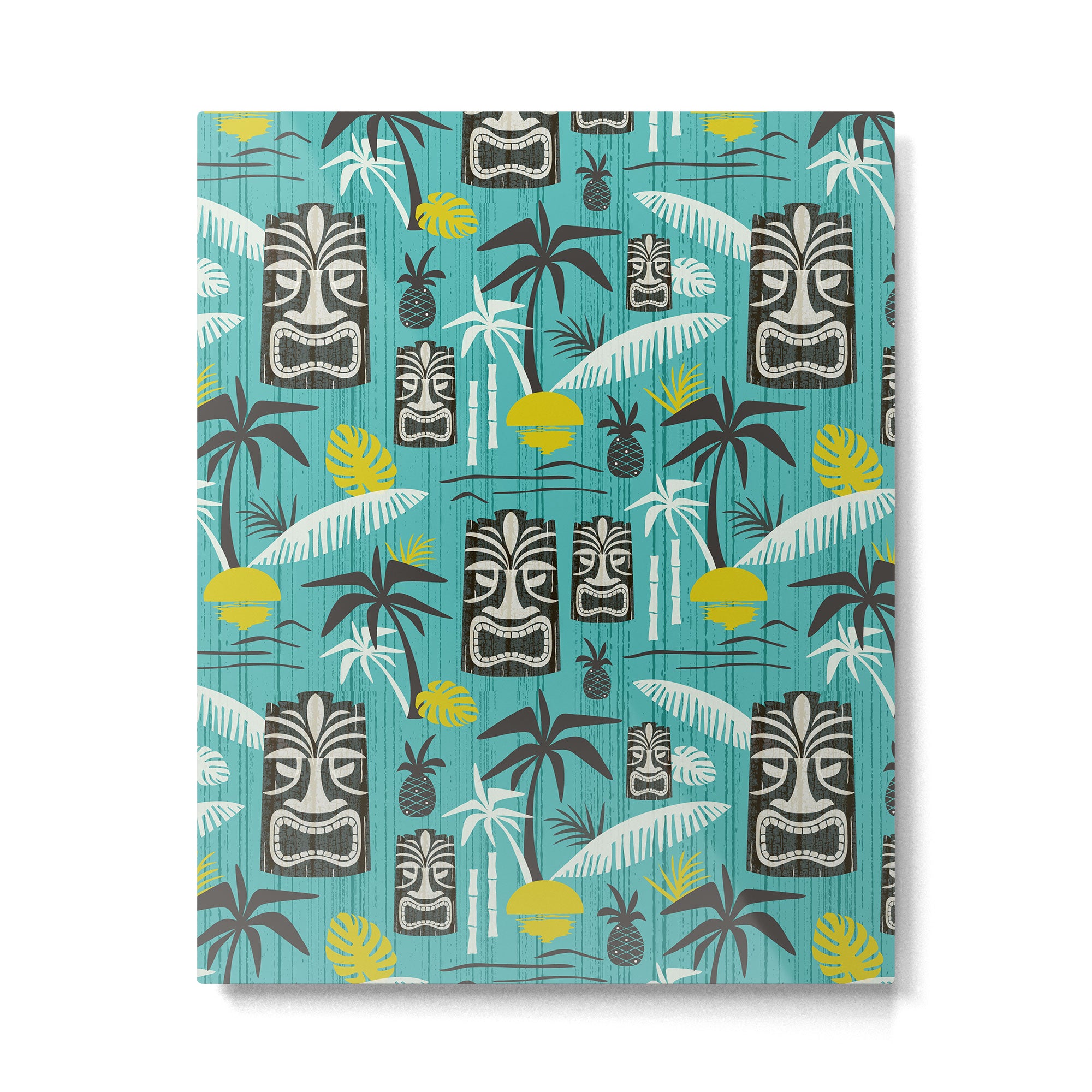 Island Tiki Aqua Metal Print Gallery Image 6