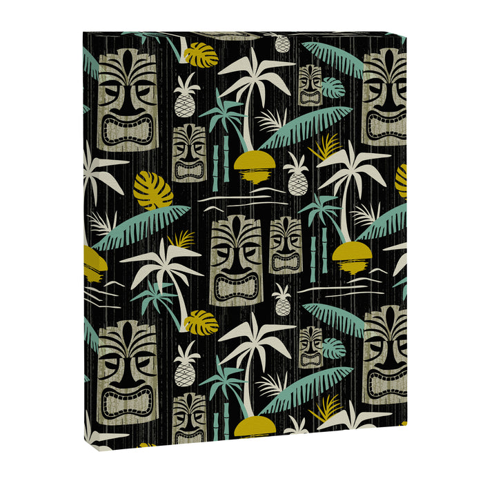 Island Tiki - Black Canvas Print Gallery Image 1
