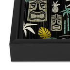 Island Tiki - Black Framed Canvas Print Gallery Image 3