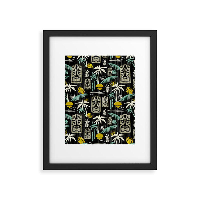 Island Tiki - Black Framed Art Print Gallery Image 6