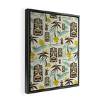 Island Tiki - Tan Framed Canvas Print Gallery Image 2