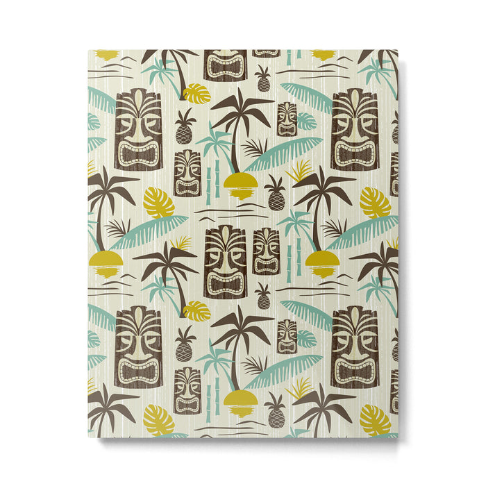 Island Tiki - Tan Metal Print Gallery Image 1