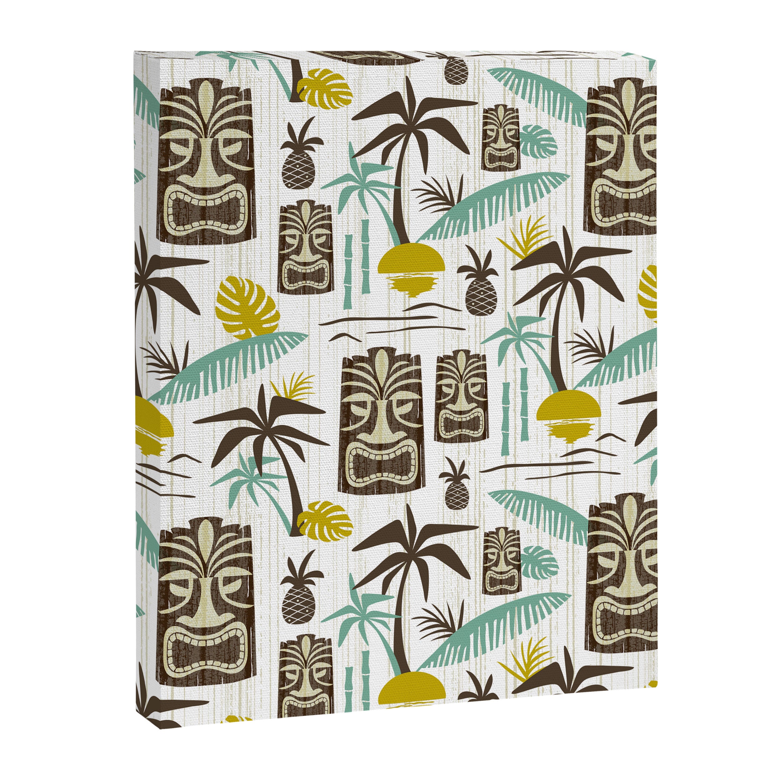 Island Tiki - White Canvas Print Gallery Image 8