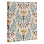 La Floraison - Blush Pink Canvas Print Gallery Image 3