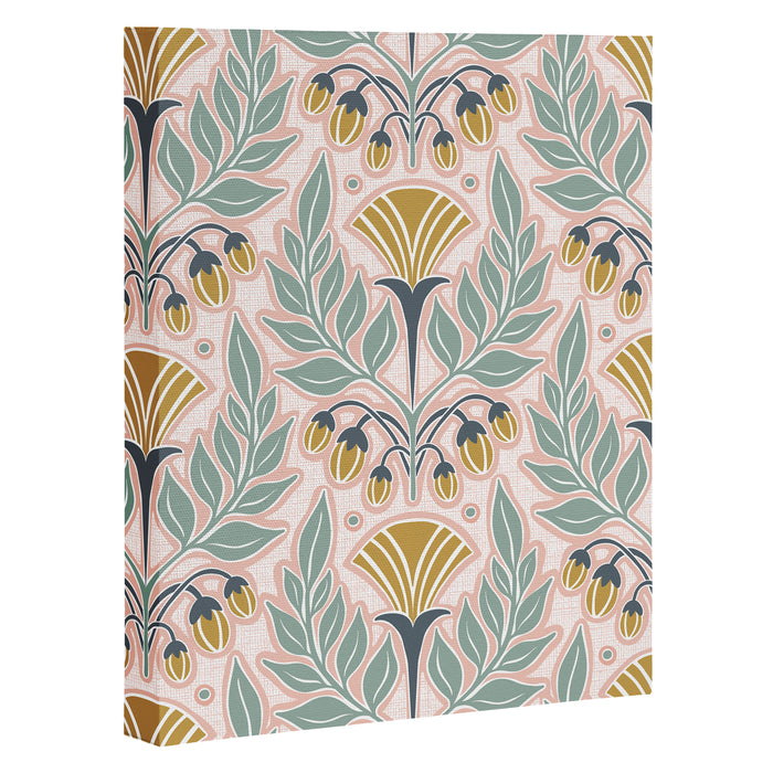 La Floraison - Blush Pink Canvas Print Gallery Image 1