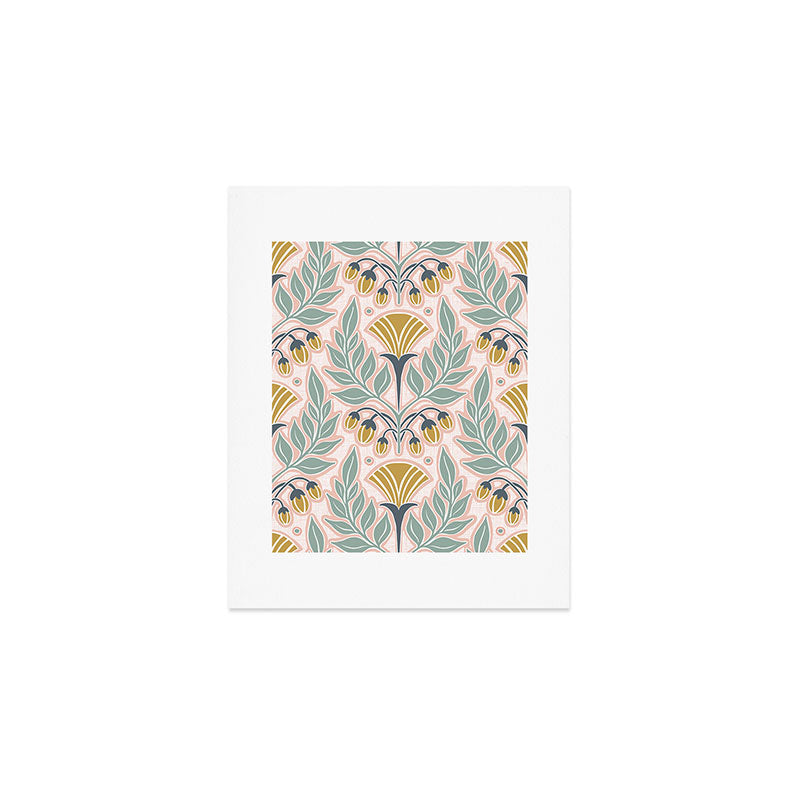 La Floraison - Blush Pink Art Print Gallery Image 1