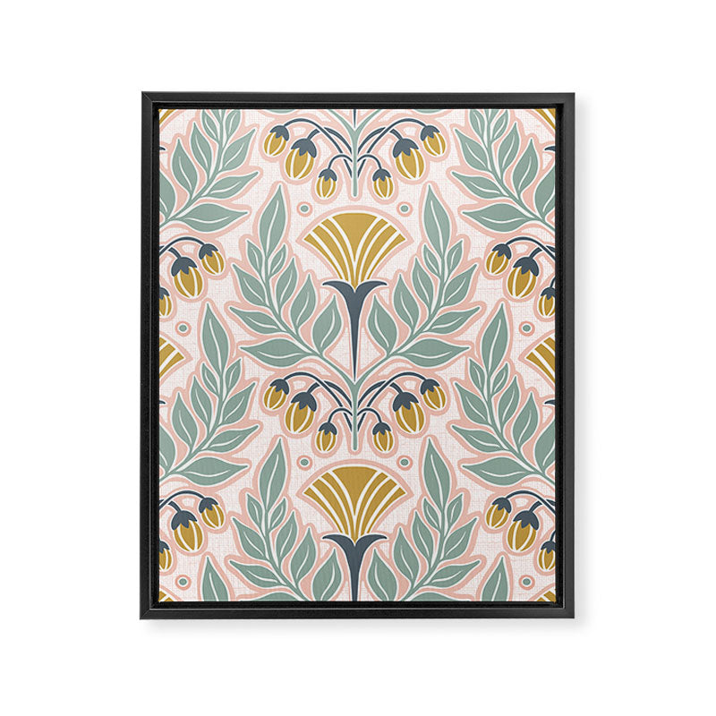 La Floraison - Blush Pink Framed Canvas Print Gallery Image 8
