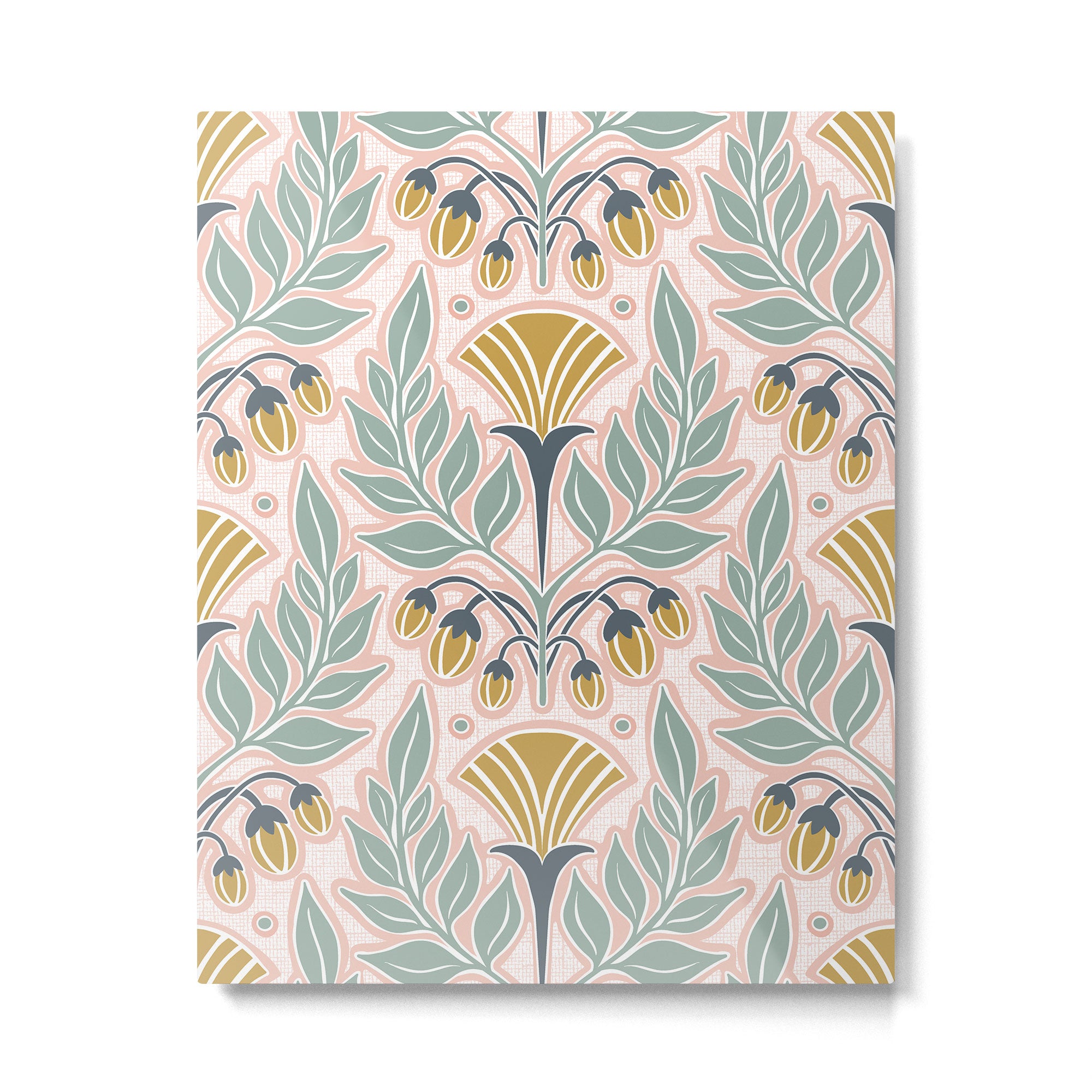 La Floraison - Blush Pink Metal Print Gallery Image 6