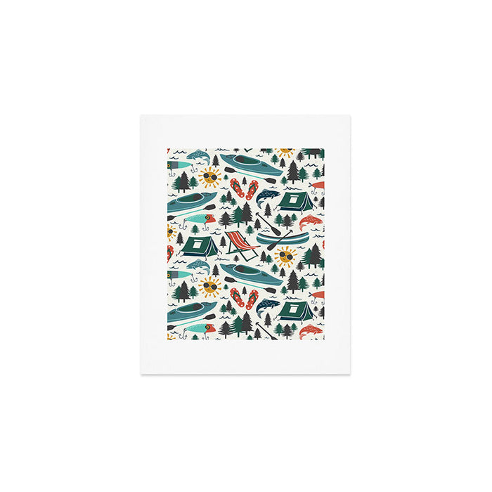 Lake Life - Summer Ivory Art Print Gallery Image 1