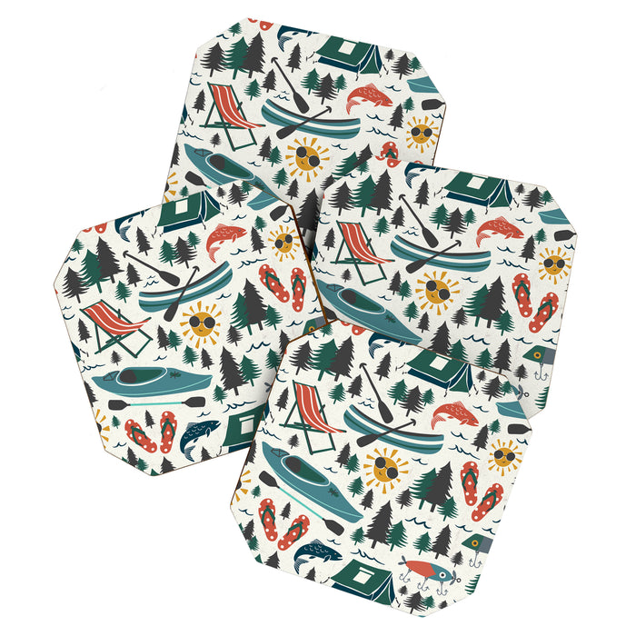 Lake Life - Summer Ivory Coaster Gallery Image 1