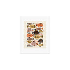 Mid Mod Deep Sea Fishing Ivory Art Print Gallery Image 1