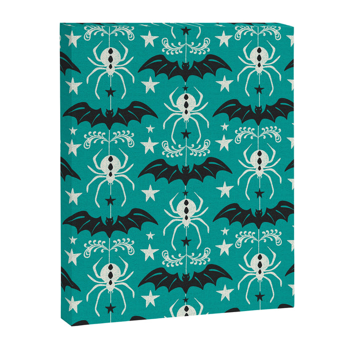 Night Creatures - Teal Canvas Print Gallery Image 1