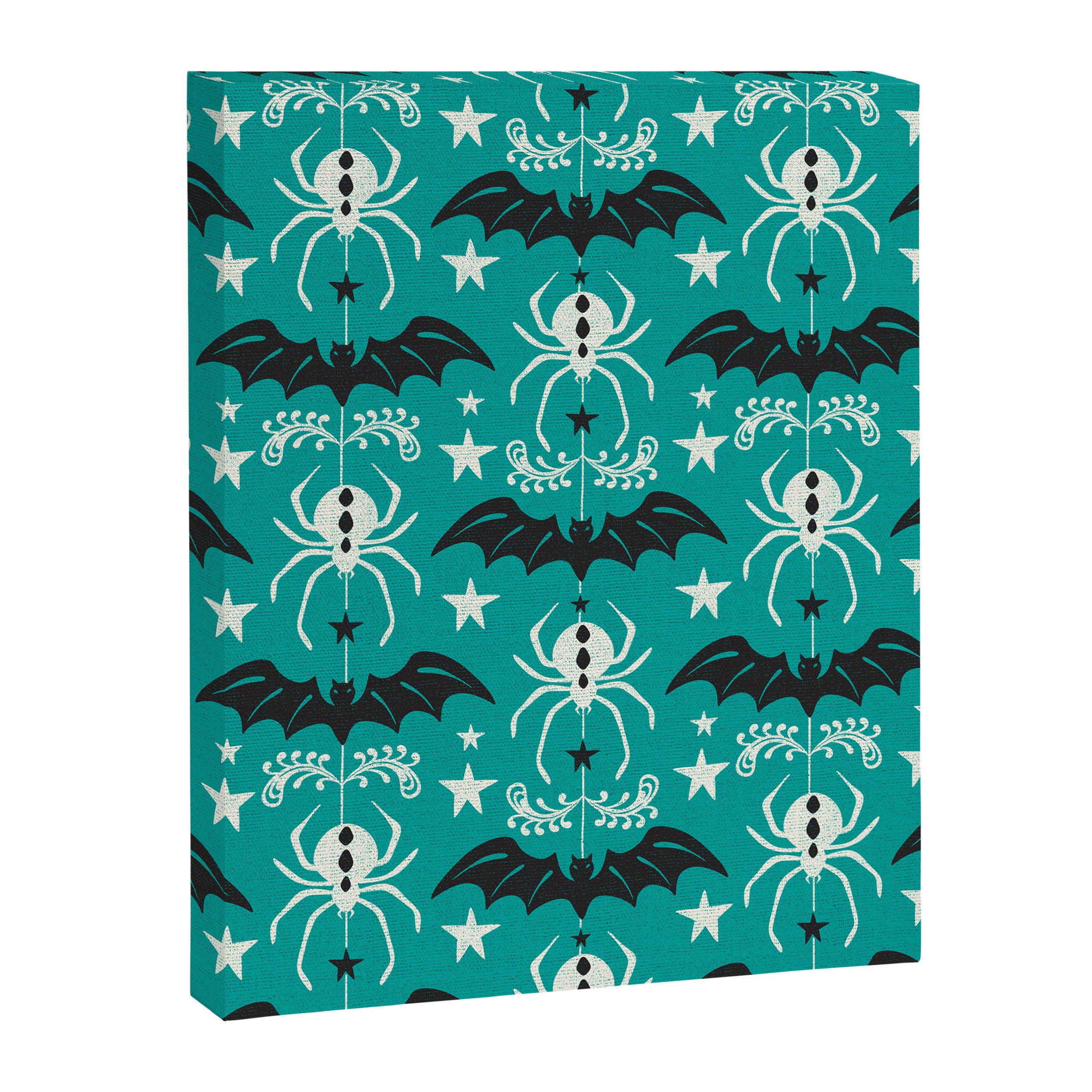 Night Creatures - Teal Canvas Print Gallery Image 8