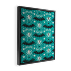 Night Creatures - Teal Framed Canvas Print Gallery Image 2