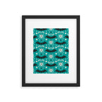 Night Creatures - Teal Framed Art Print Gallery Image 6