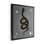 Slither - Gray Framed Canvas Print Gallery Image 2