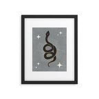 Slither - Gray Framed Art Print Gallery Image 6