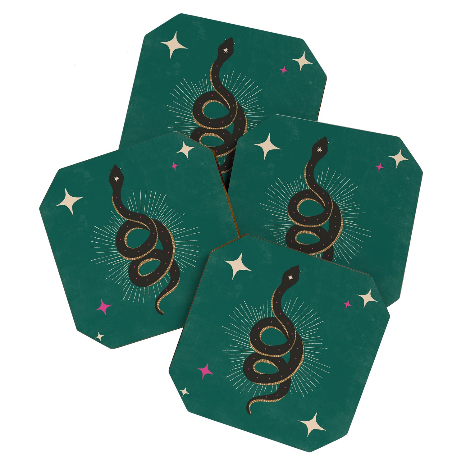 Slither - Green Coaster Gallery Image 1