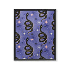 Slither Through The Stars Very Peri Framed Canvas Print Gallery Image 8