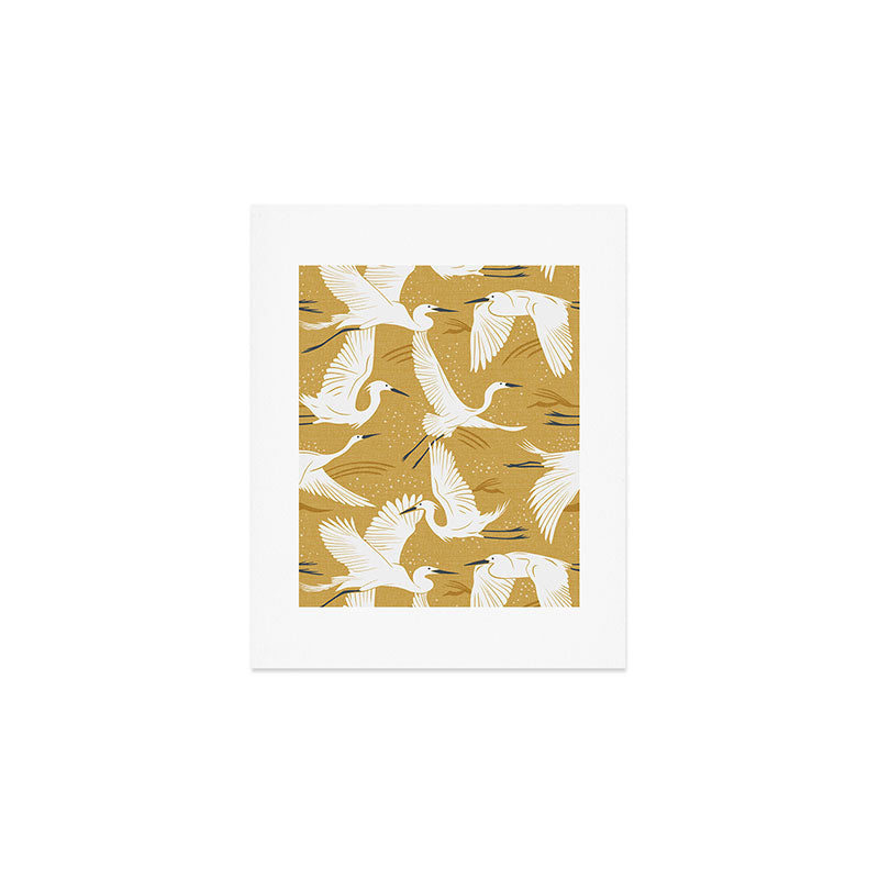 Soaring Wings - Goldenrod Yellow Art Print Gallery Image 1